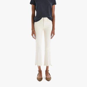 Mother Insider Crop Step Fray